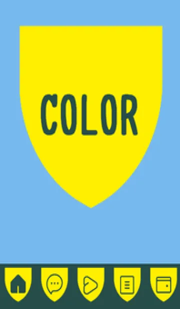 [LINE着せ替え] blue color X36の画像1