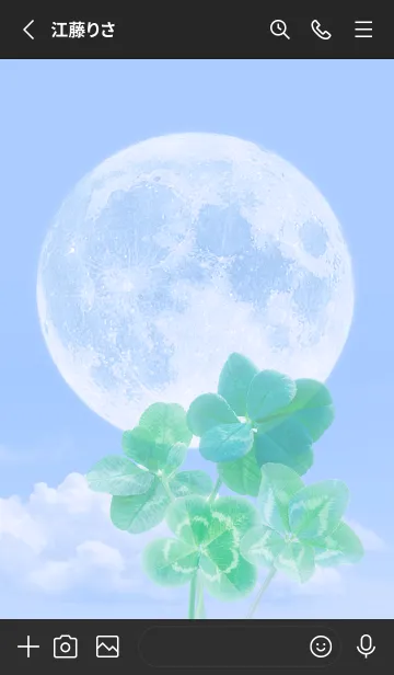 [LINE着せ替え] Real Lucky Clovers Full Moon #2-6の画像2