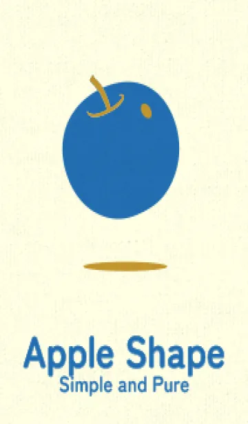 [LINE着せ替え] りんご型のきせかえ イエローオーカーの画像1