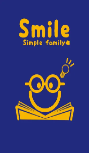 [LINE着せ替え] スマイル＆スタディ Deeperual Blueの画像1