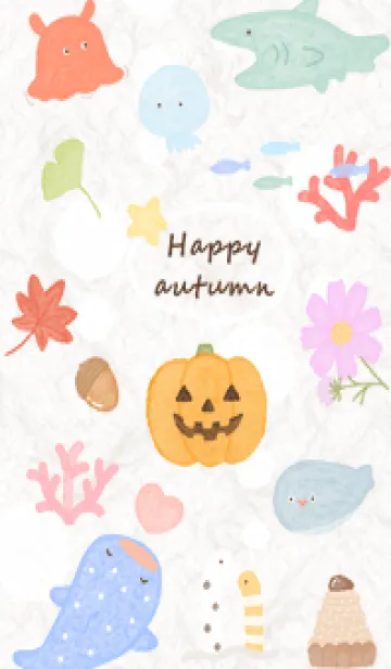 [LINE着せ替え] brown☆ハッピーな秋03_1の画像1