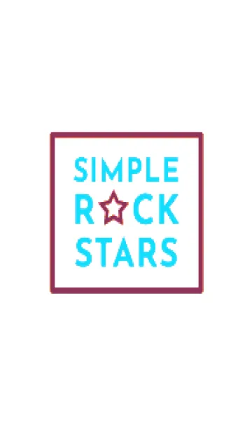 [LINE着せ替え] シンプル ロック スター 157の画像1