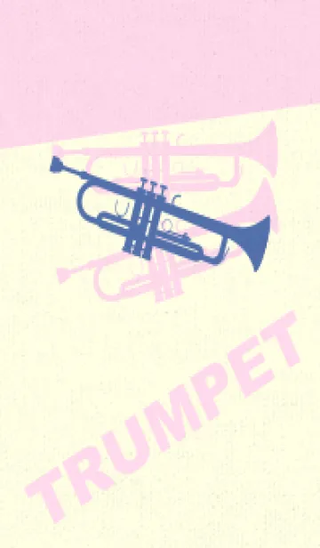 [LINE着せ替え] Trumpet CLR ラベンダーブルーの画像1