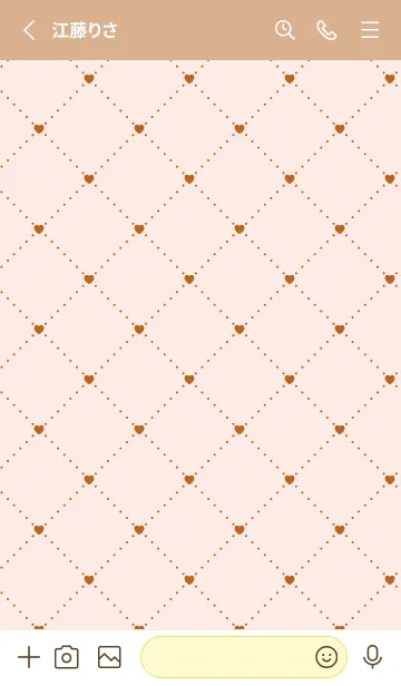 [LINE着せ替え] ハート レース .16の画像2