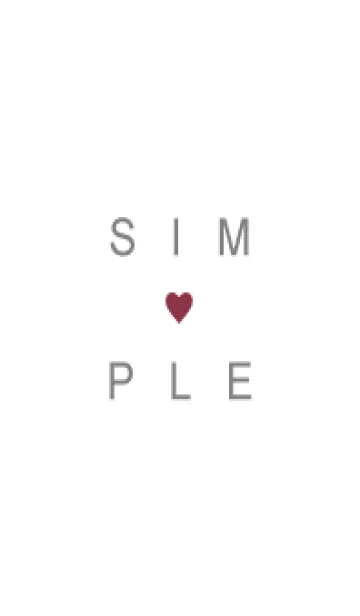 [LINE着せ替え] SIMPLE HEART 125の画像1
