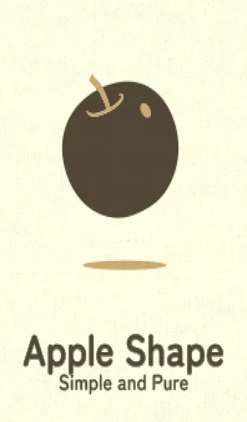 [LINE着せ替え] りんご型のきせかえ バフの画像1