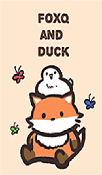 [LINE着せ替え] FoxQ and Duckの画像1