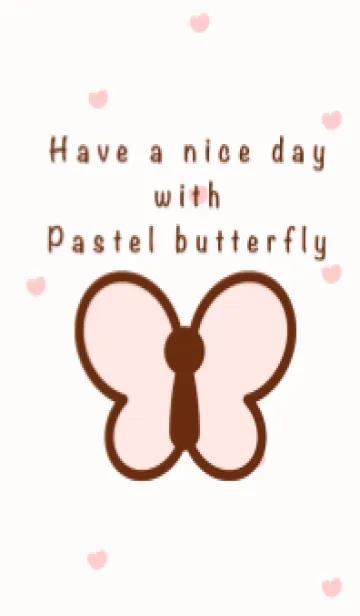 [LINE着せ替え] Pastel butterfly theme 6の画像1