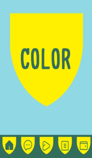 [LINE着せ替え] green color X76の画像1