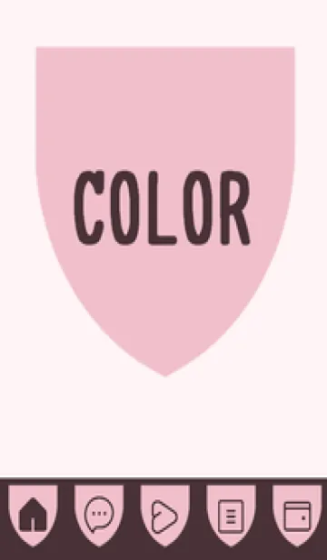 [LINE着せ替え] pink color X40の画像1