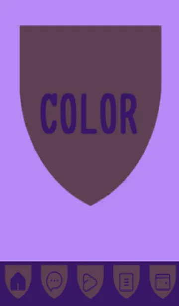 [LINE着せ替え] purple color X36の画像1