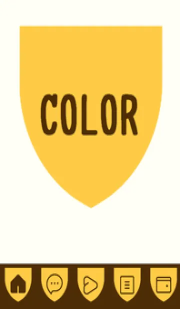 [LINE着せ替え] yellow color X38の画像1