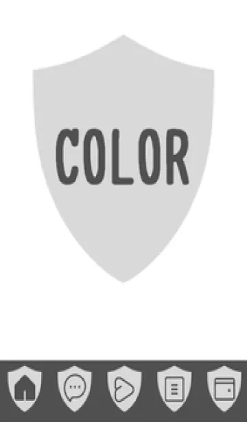 [LINE着せ替え] bw color Y38の画像1