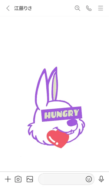 [LINE着せ替え] ハングリーラビット .7の画像2