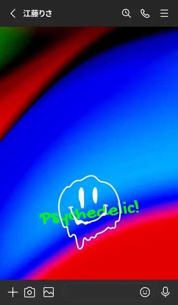 [LINE着せ替え] サイケデリック スマイル .38の画像2