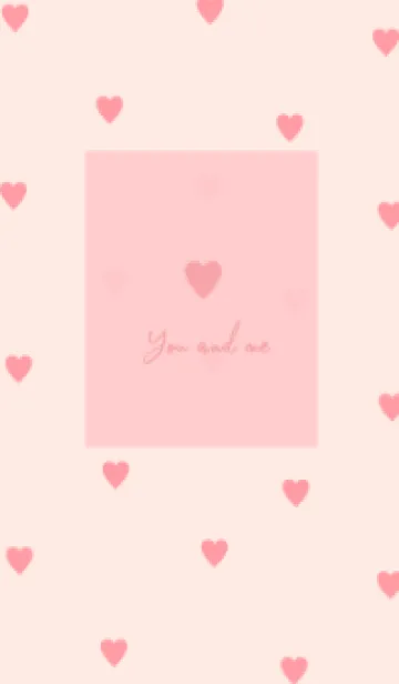 [LINE着せ替え] pattern_heart :peachpinkの画像1