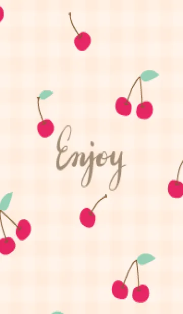 [LINE着せ替え] さくらんぼ くすみカラー5の画像1