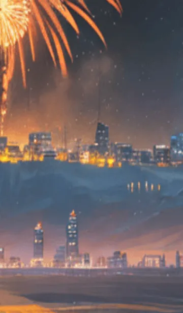 [LINE着せ替え] 夏夜のカケラ#JP018。の画像1