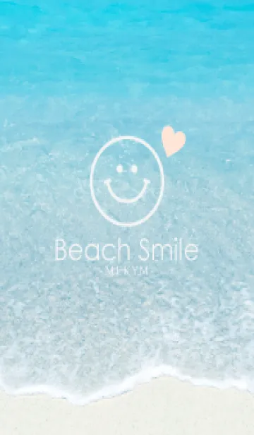 [LINE着せ替え] Beach Smile -HEART- 5の画像1