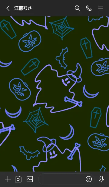 [LINE着せ替え] ハローウィン .21の画像2