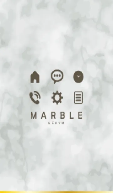 [LINE着せ替え] MONOTONE MARBLE-ICON 26の画像1