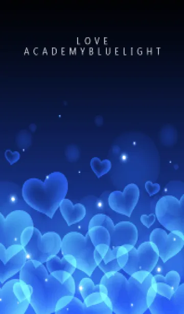 [LINE着せ替え] ACADEMY BLUE HEARTの画像1