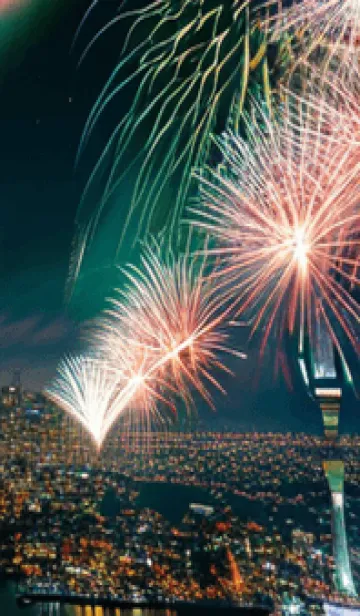 [LINE着せ替え] 夏夜のカケラ#JP02。の画像1