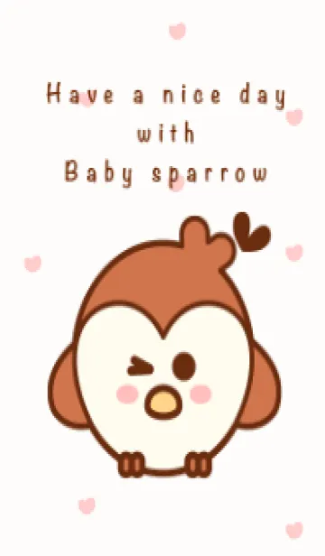 [LINE着せ替え] Mini sparrow 9の画像1