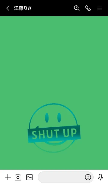 [LINE着せ替え] スマイル グラデーション .30の画像2