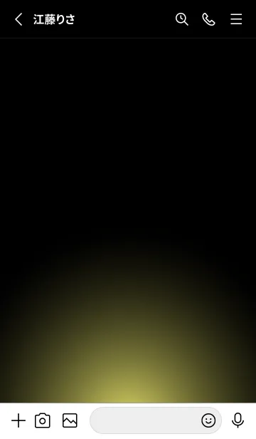 [LINE着せ替え] SILVER LIGHT ICON THEME -Claim Yellow-の画像2