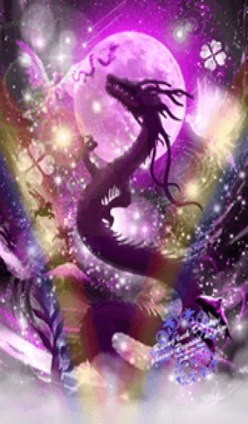 [LINE着せ替え] 運気最強にする着せ替え 月に神々が集う17の画像1