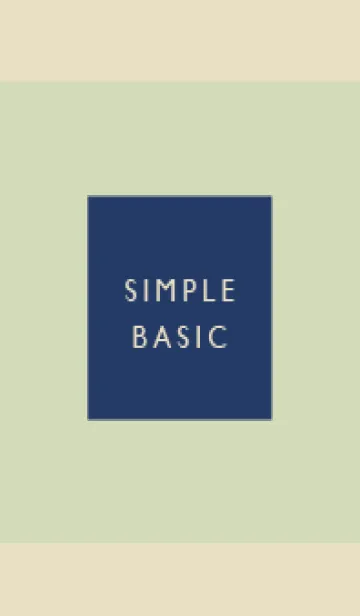 [LINE着せ替え] 大人シンプルBasic ネイビーセージグリーンの画像1