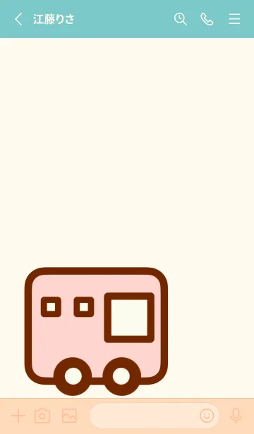 [LINE着せ替え] Little pastel town 17の画像2