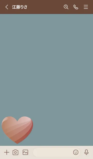 [LINE着せ替え] simple gradient heart 31の画像2