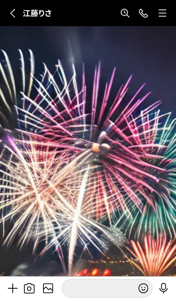 [LINE着せ替え] 夏夜のカケラ#JR013。の画像2