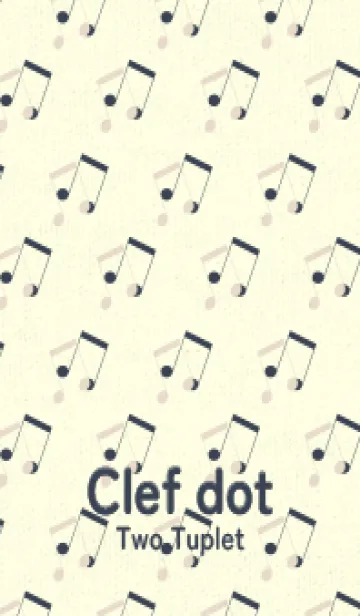 [LINE着せ替え] 2連符柄  蒸栗色の画像1