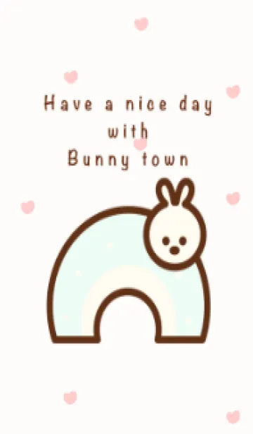 [LINE着せ替え] Little bunny town 6の画像1