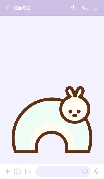 [LINE着せ替え] Little bunny town 6の画像2