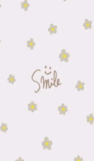 [LINE着せ替え] 茶色い小花10の画像1