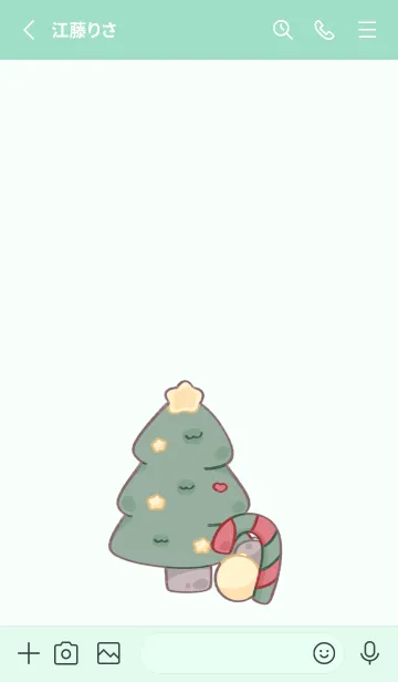 [LINE着せ替え] Christmas cute dayの画像2