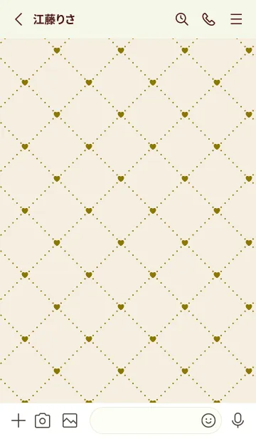 [LINE着せ替え] ハート レース .17の画像2