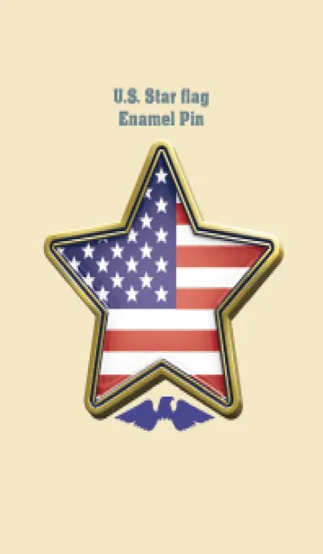 [LINE着せ替え] U.S. Star flag Enamel Pin 81の画像1