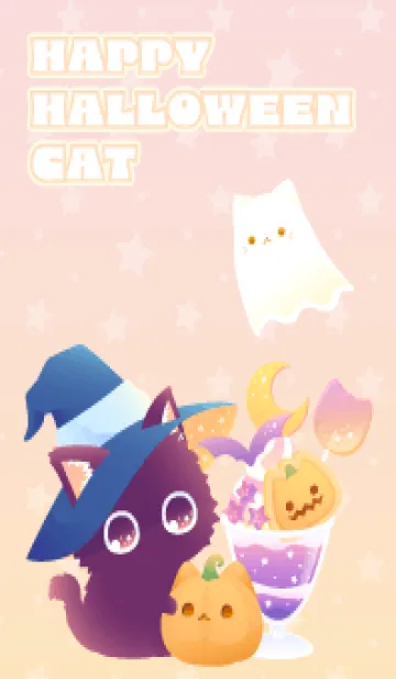 [LINE着せ替え] HAPPY HALLOWEEN CAT！の画像1