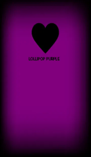 [LINE着せ替え] Black & Lollipop Purple Theme V5 (JP)の画像1