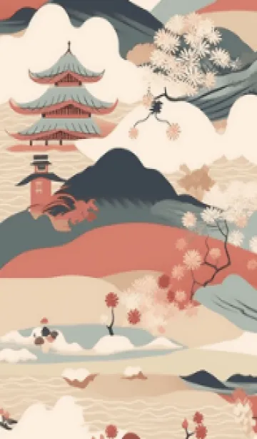 [LINE着せ替え] Japanese style pattern #01の画像1