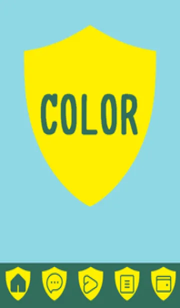 [LINE着せ替え] green color Y76の画像1