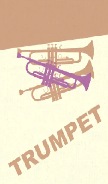 [LINE着せ替え] Trumpet CLR ペールモーベットの画像1