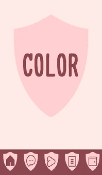 [LINE着せ替え] pink color Y37の画像1