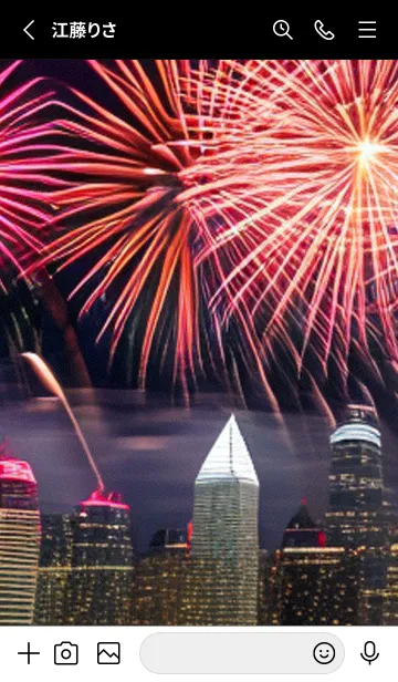 [LINE着せ替え] 夏夜のカケラ#JT018。の画像2