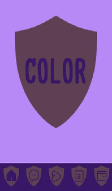 [LINE着せ替え] purple color Y36の画像1